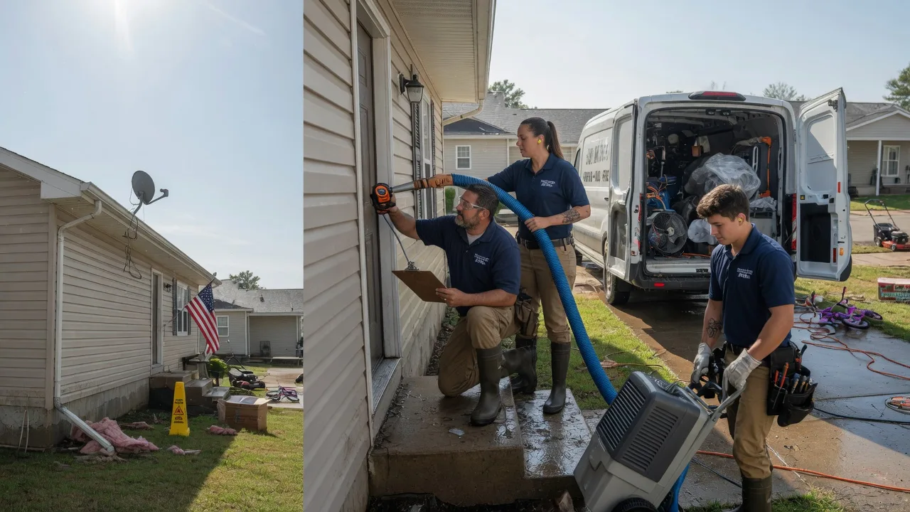 Ceiling Water Damage Restoration in Stafford, KS near me